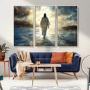 Jesus Walking on Water Wall Art | Canvas Print | Ready to