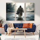 Jesus Walking on Water Wall Art | Canvas Print | Ready to