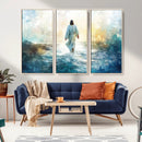 Watercolor Jesus Walking on Water Canvas Print, Christian by MyGreatCanvas | Canvas Wall Art Prints | Photo Prints & Wall Decor