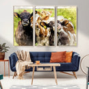 Curious Cows Farmhouse Wall Art | Ready to Hang and Framed
