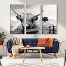 Scottish Highland Cow Wall Art | Rustic Farmhouse Décor |