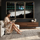 American Airlines Center Dallas Stars Wall Art Canvas Print