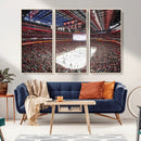 Barton Malow Little Caesars Arena Detroit Wall Art Canvas
