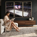 Rogers Place Edmonton Oilers Ice Hockey Stadium Wall Art,