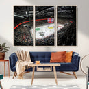 Vaudoise Lausanne Ice Hockey Arena Stadium Wall Art Canvas,
