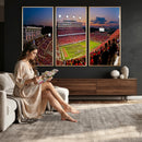 NC State Wolfpack Football Team Print - Raleigh
