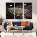 Houston Cougars Football Team Print - Houston TDECU Stadium