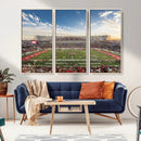 Framed Houston Cougars Football Team Print - Houston TDECU by MyGreatCanvas | Canvas Wall Art Prints | Photo Prints & Wall Decor