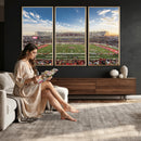 Framed Houston Cougars Football Team Print - Houston TDECU