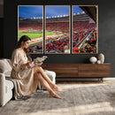 Wisconsin Badgers Football Team Print - Madison Camp Randall