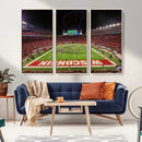 Wisconsin Badgers Football Team Print Canvas- Madison Camp