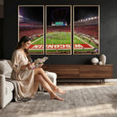 Wisconsin Badgers Football Team Print Canvas- Madison Camp