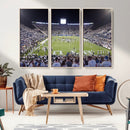 Brigham Young University Cougars Football Print Canvas - by MyGreatCanvas | Canvas Wall Art Prints | Photo Prints & Wall Decor