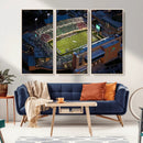 University of North Texas Mean Green Football Artwork,