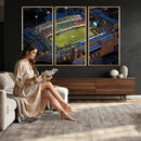University of North Texas Mean Green Football Artwork,