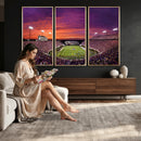 East Carolina University Pirates Football Print Canvas-