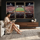 Oklahoma State Cowboys Canvas Print, Football Team Print -