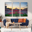 NC State Wolfpack Football Team Print Wall Art - Raleigh