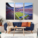 Buffalo Bills Football Team Print Canvas - Buffalo Highmark by MyGreatCanvas | Canvas Wall Art Prints | Photo Prints & Wall Decor