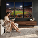 Clemson University Tigers Art Print, Football Team Print -