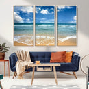 Sea View From the Beach Canvas Print