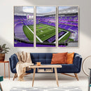Northwestern University Wildcats Football Team Print - by MyGreatCanvas | Canvas Wall Art Prints | Photo Prints & Wall Decor