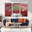 Rutgers Scarlet Knights Football Team Print - Piscataway SHI by MyGreatCanvas | Canvas Wall Art Prints | Photo Prints & Wall Decor