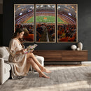 Syracuse University Orange Football Canvas Print, Football