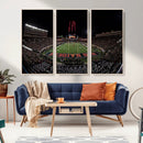 Framed Texas Tech Red Raiders Stadium Canvas, Texas Tech Red
