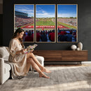 Ball State Cardinals Football Team Print - Muncie Scheumann