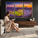 The Louisiana State University Tigers Football Team Print -
