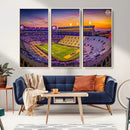 The Louisiana State University Tigers Football Team Print - by MyGreatCanvas | Canvas Wall Art Prints | Photo Prints & Wall Decor