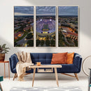 The Louisiana State University Tigers Football Team Print -
