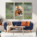 Heartwarming Fox and Baby Cub Wall Art | Ready to Hang