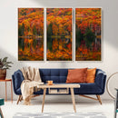 Fall Foliage Wall Art - Autumn Reflection Canvas Print, by MyGreatCanvas | Canvas Wall Art Prints | Photo Prints & Wall Decor