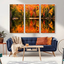 Forest Reflection Art | Autumn Forest Reflection Wall Art | by MyGreatCanvas | Canvas Wall Art Prints | Photo Prints & Wall Decor