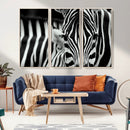Zebra Wall Art – Zebra Close Up Wall Art – Framed Black by MyGreatCanvas | Canvas Wall Art Prints | Photo Prints & Wall Decor