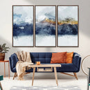 Abstract Mountain Range Art Canvas Print | 3 Panel by MyGreatCanvas | Canvas Wall Art Prints | Photo Prints & Wall Decor