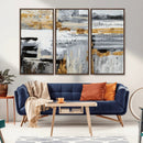 Abstract Painting Canvas Wall Art Print Paint Drip Art Brush