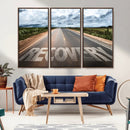 Recovery Road Wall Art Canvas Print