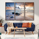 Serene Weather On The Beach Wall Art Canvas Print by MyGreatCanvas | Canvas Wall Art Prints | Photo Prints & Wall Decor