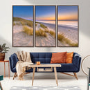 Sunrise On The Beach Wall Art Canvas Print