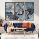 Multipanel Marble Fluid Effect Wall Art Abstract Canvas Wall