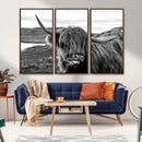 Longhorn Steer Canvas Print Wall Art, Highland Cow Canvas by MyGreatCanvas | Canvas Wall Art Prints | Photo Prints & Wall Decor