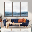 Blue Ocean Abstract Artwork Wall Art Canvas Print