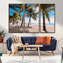Palm Beach Tropical Island Wall Art Canvas Print by MyGreatCanvas | Canvas Wall Art Prints | Photo Prints & Wall Decor