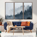 Foggy Pine Forest Wall Art Canvas Print by MyGreatCanvas | Canvas Wall Art Prints | Photo Prints & Wall Decor