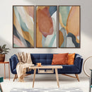 Boho Wall Art Canvas Print Set, Watercolor Boho Wall Art