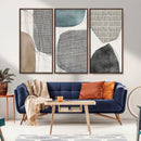 Canvas Print Wall Art Abstract Art Boho, Framed Boho Decor