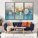 Abstract Flower Wall Art Canvas Print